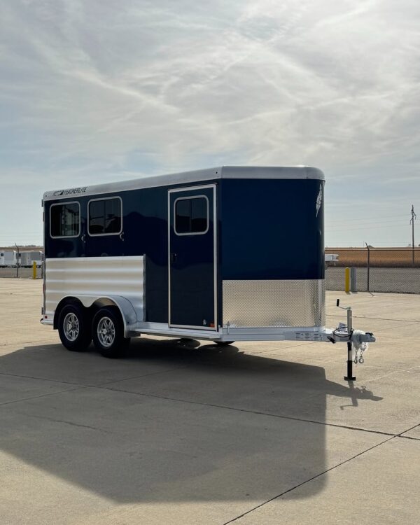 Model 9400 2H bumper pull horse trailer