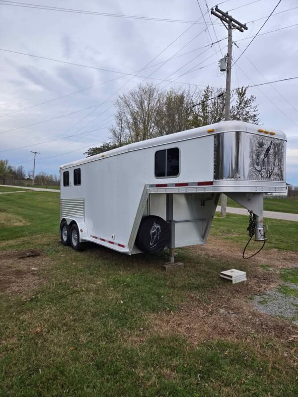 2005 Featherlite 2 horse slant - Image 7